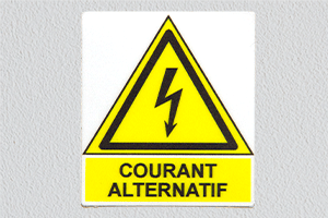 Autocollant vinyle - Courant alternatif