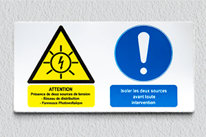 Autocollant vinyle - Photovoltaïque